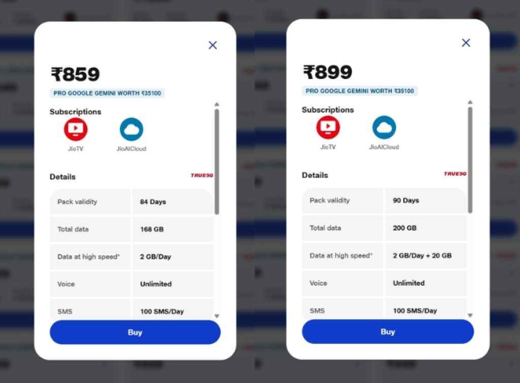 Jio Best long validity Prepaid Plans