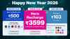 Reliance Jio launches Happy New Year 2026 offers: Check prices, benefits, OTT access and Gemini Pro