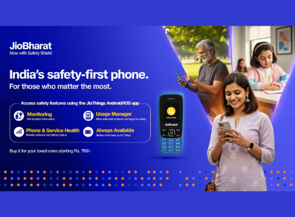 Jio Introduces JioBharat Phones with Safety-First Capability at IMC 2025