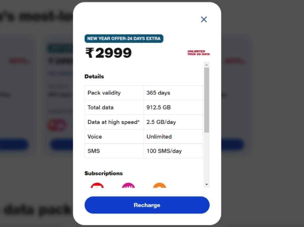 Jio New Year 2024 Offer