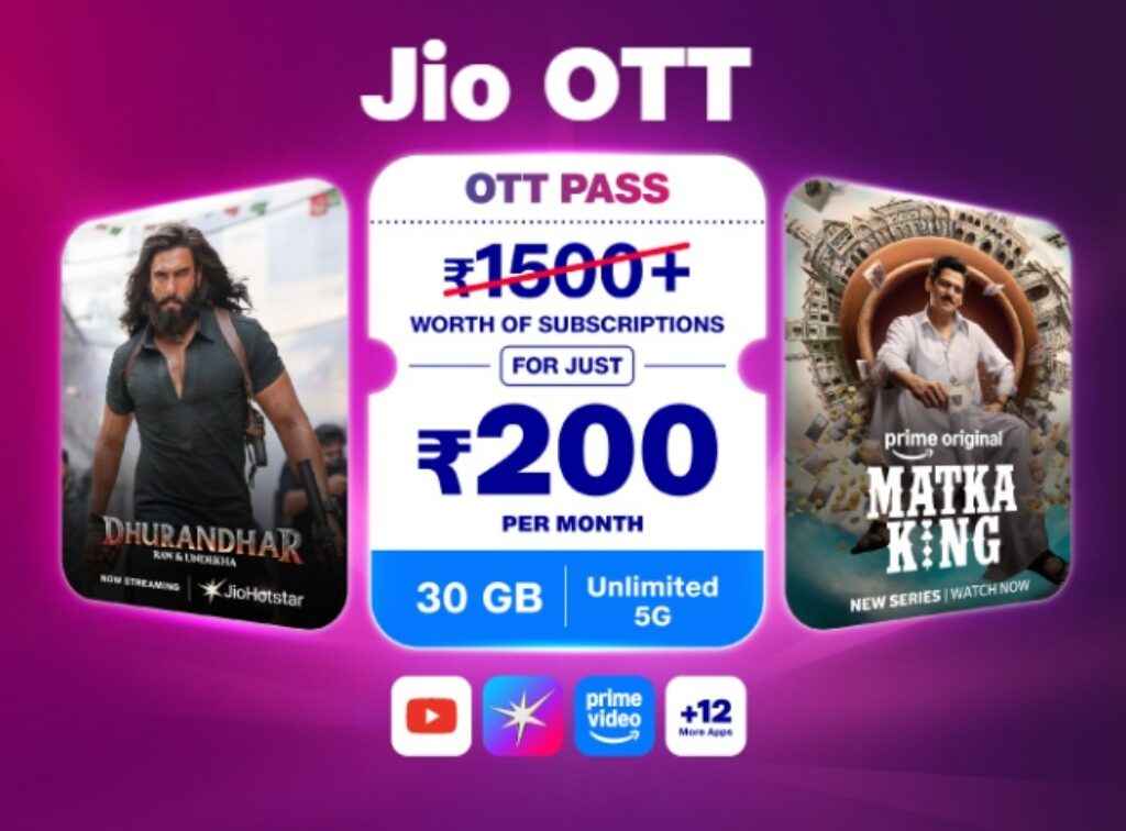 Jio OTT Pass