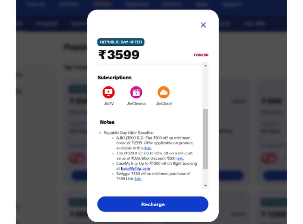 Jio Republic Day Offer 2025-