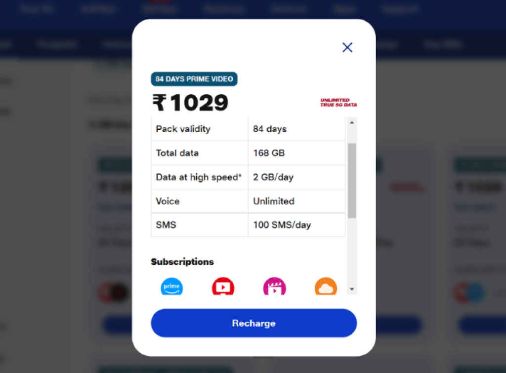 Jio Rs 1029 Plan