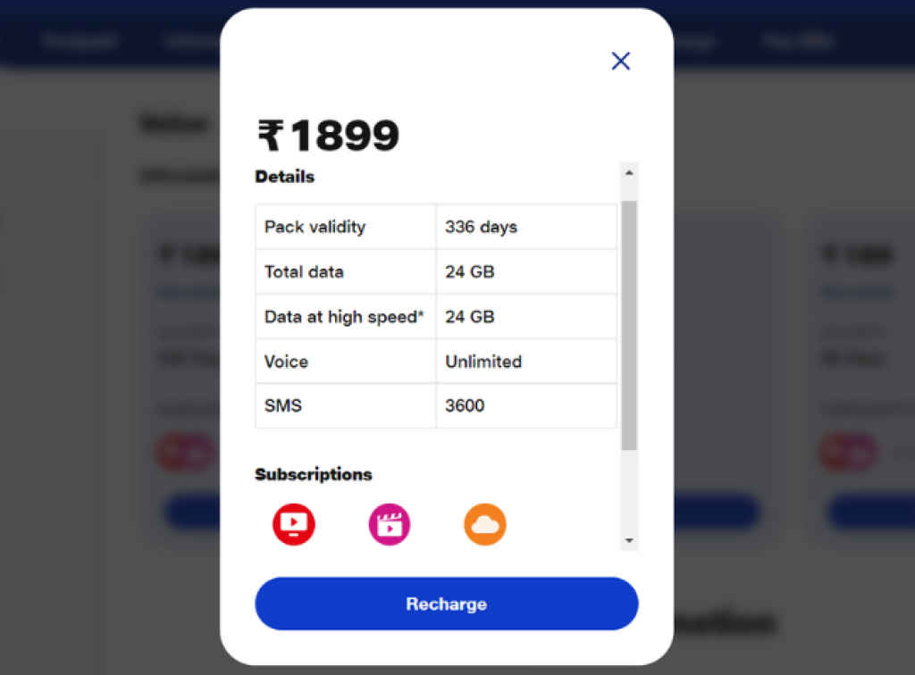 Jio Rs 1899 Plan