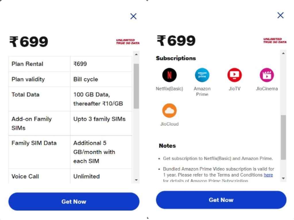 Jio Rs 699 Postpaid Plan