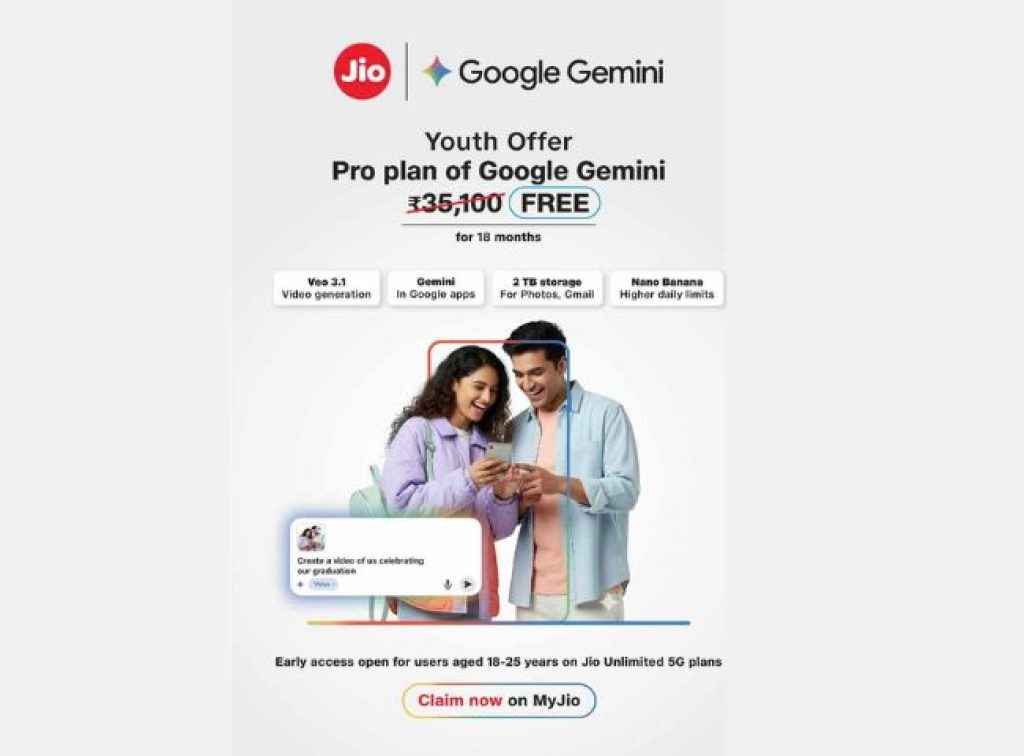 Jio with google AI pro