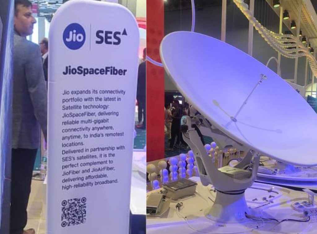 Jio Space Fiber at IMC