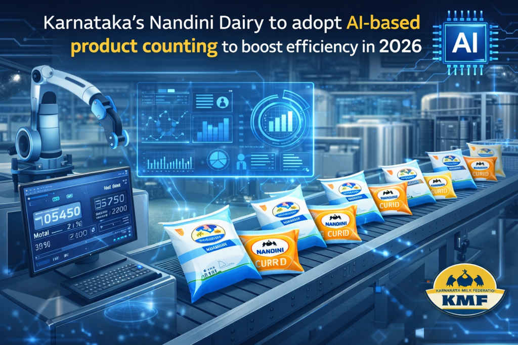 KMF - Nandini Dairy AI-based product counting solution