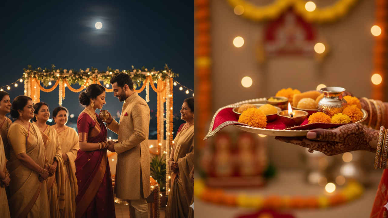 Karwa Chauth 2025: बिना फोटोशूट 1 मिनट में बनायें कमाल की फोटो, ये 10 प्रांप्ट हैं जबर
