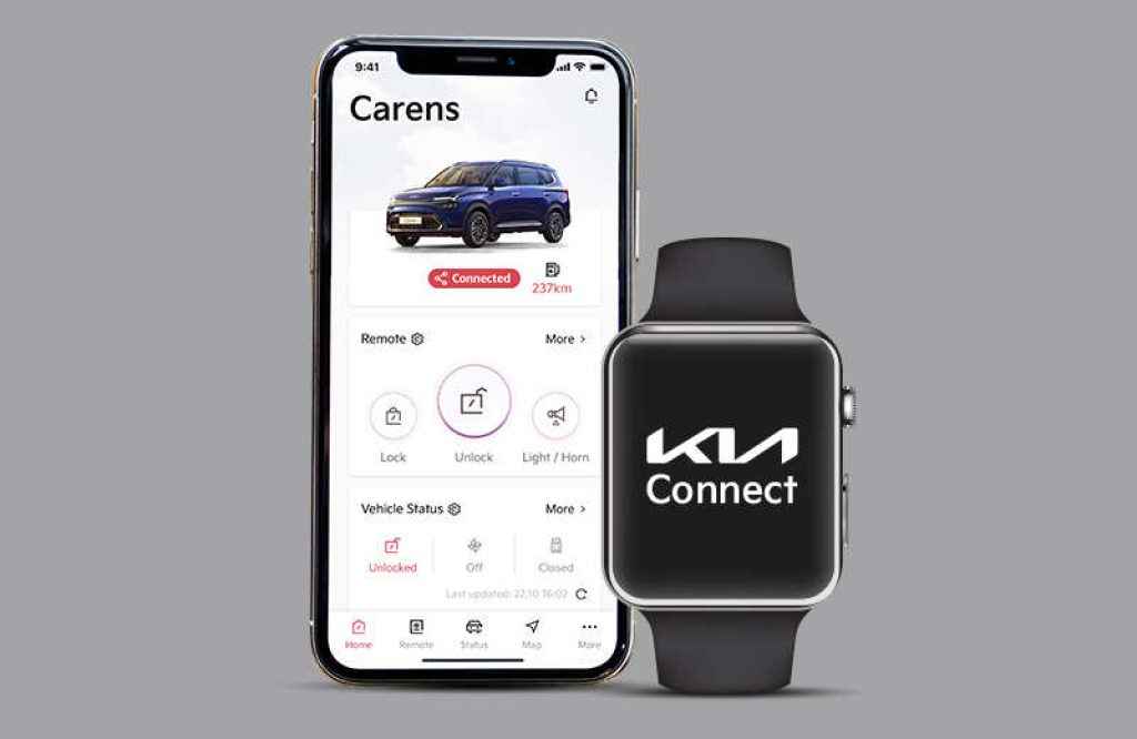 Kia Sonet X-Line 2024 Kia Connect app