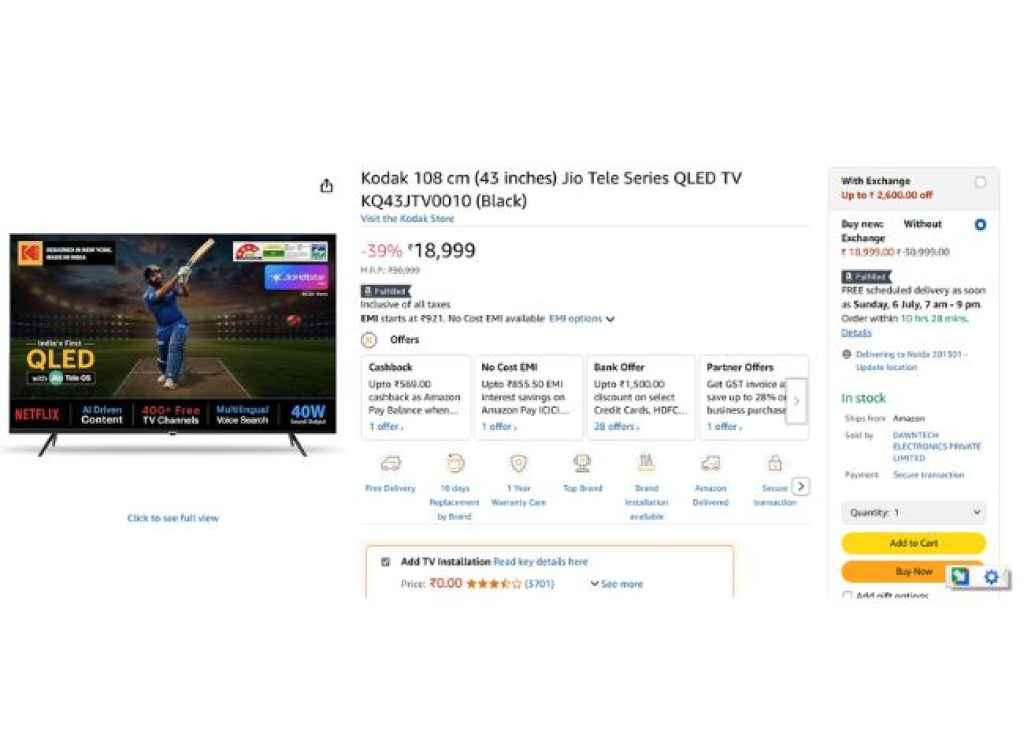 Kodak Jio Tele Series QLED TV (1)