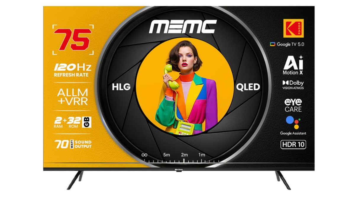 Kodak MotionX TVs with Dolby Vision, 70W Dolby Audio launched in India: Price, availability
