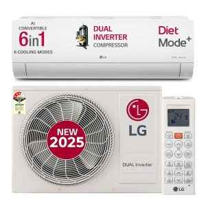 LG 1.5 Ton 3 Star DUAL Inverter Split AC (US-Q18JNXE)