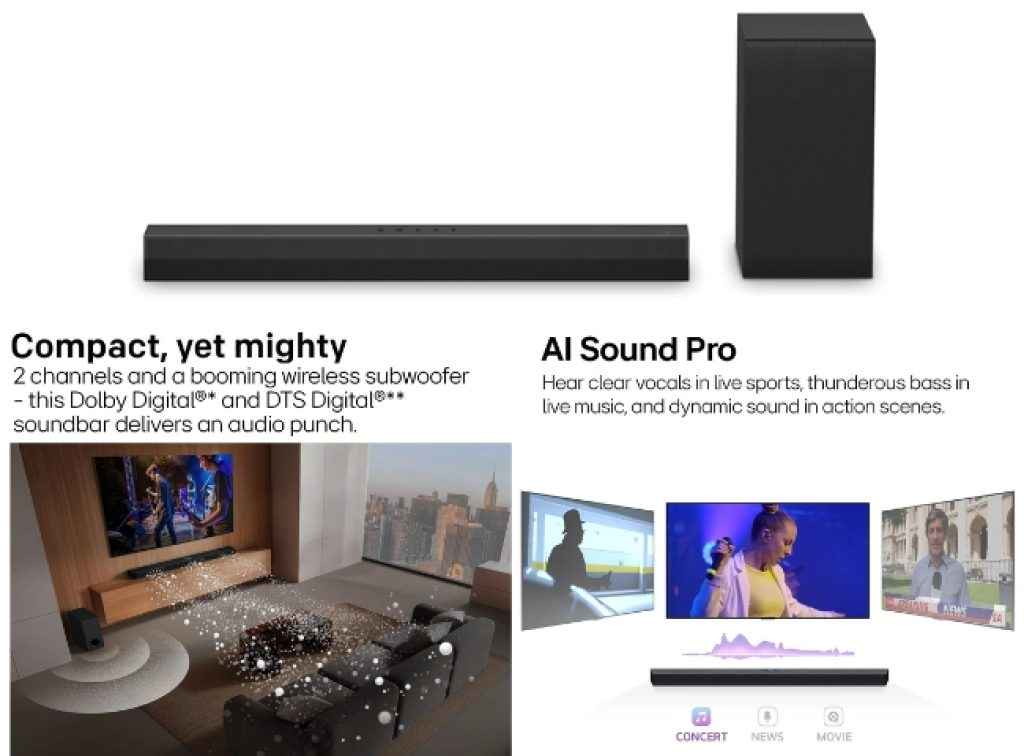 LG 300W Dolby Soundbar