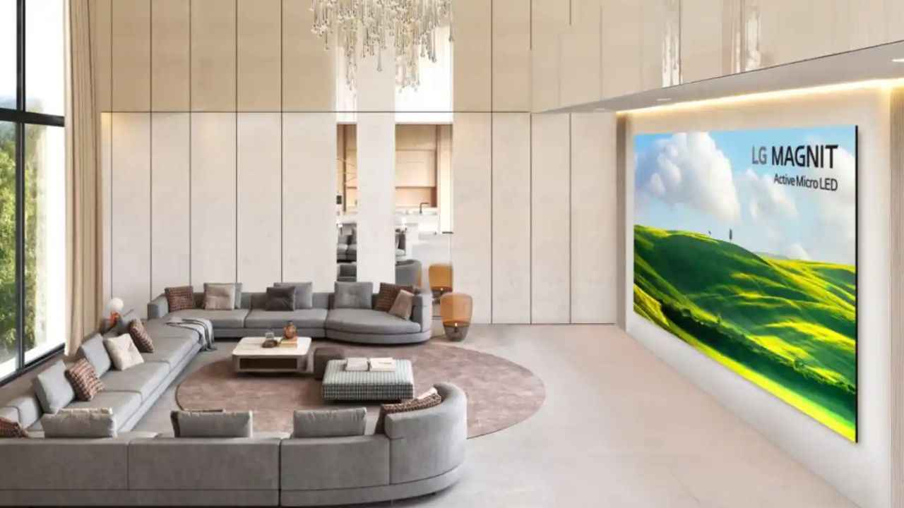 LG யின் புதிய 136 இன்ச் கொண்ட Magnit Active Micro LED TV அறிமுகம் 100W சவுண்ட் தரத்துடன் வேற லெவல் சவுண்ட் எபக்ட்