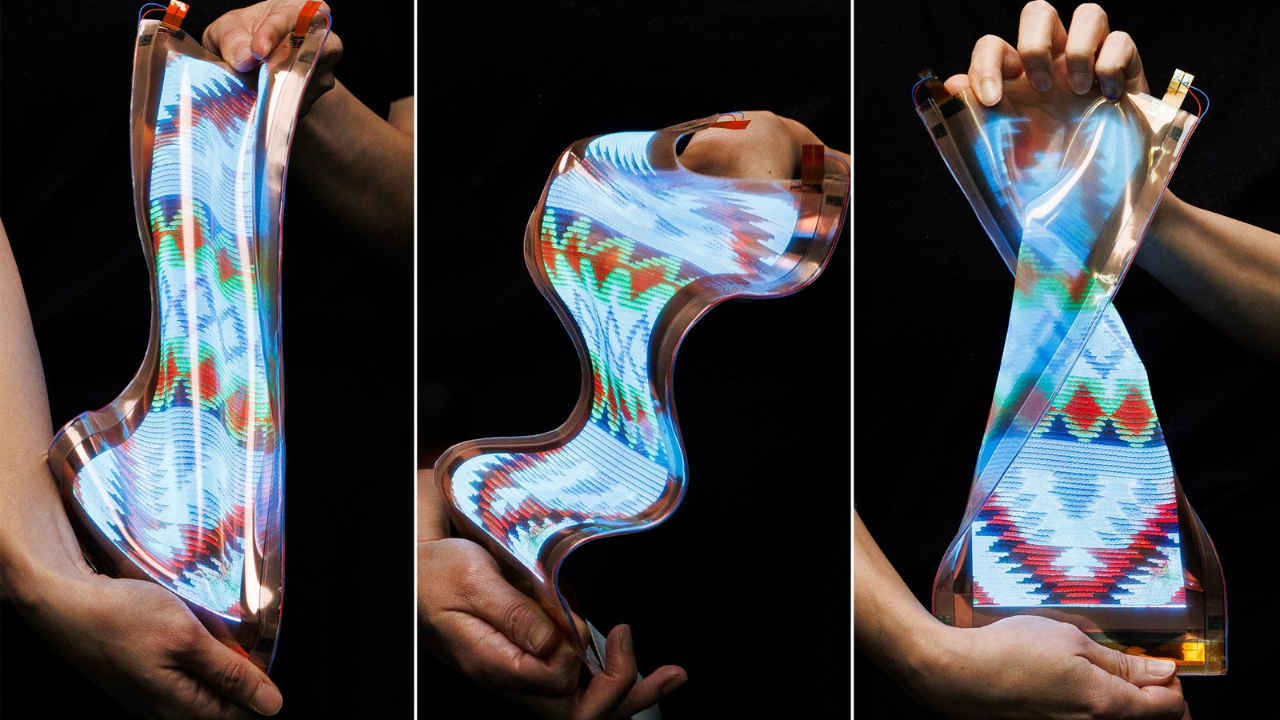 LG unveils a new stretchable display that expands like elastic