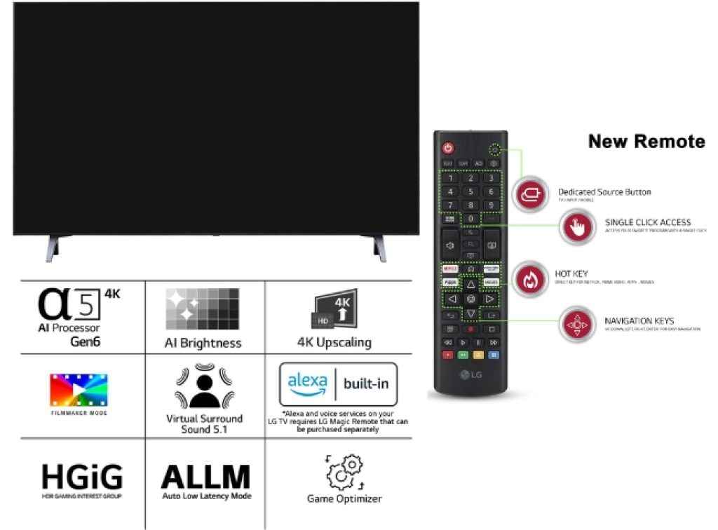 LG UHD AI Smart Tv 