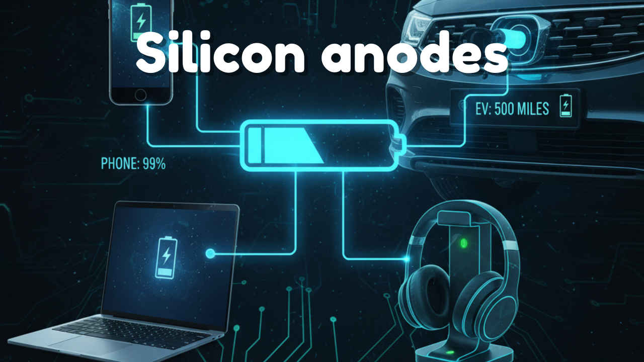 Li-ion with silicon anodes: Delivering 250% battery boost to future phones, laptops