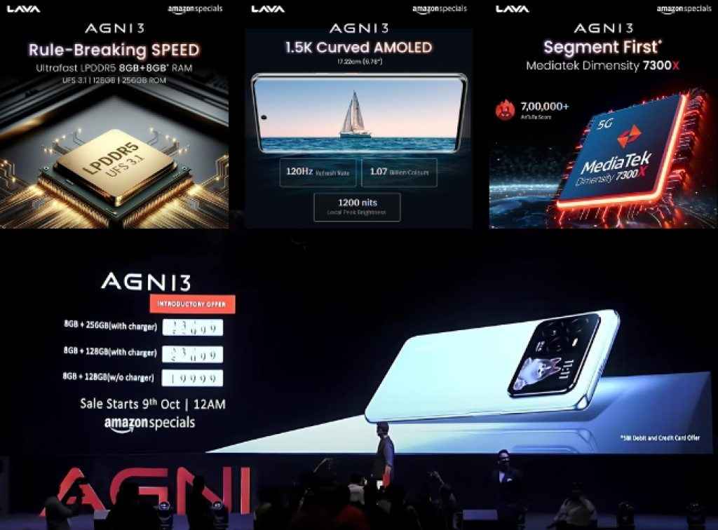 Agni 3 5G vs Vivo T3 Pro