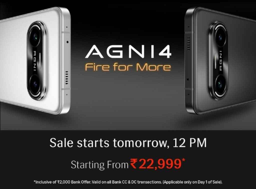 Lava Agni 4 First Sale