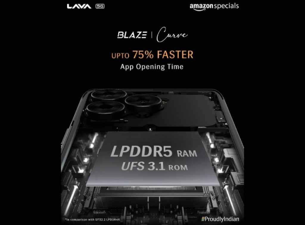 Lava Blaze Curve LPDDR5 RAM