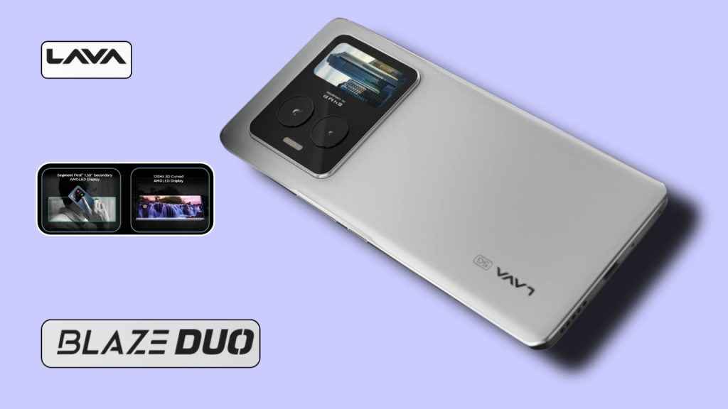 Lava Blaze Duo with dual screen and sony camera launched