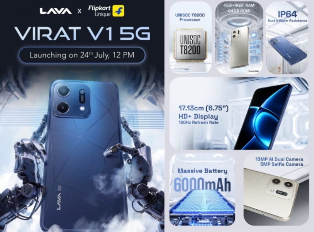 Lava Virat V1 5G features