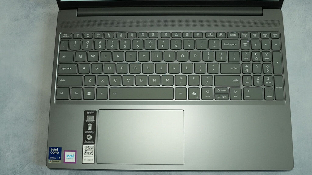 Lenovo IdeaPad Slim 3i Gen 11 Keyboard and Trackpad