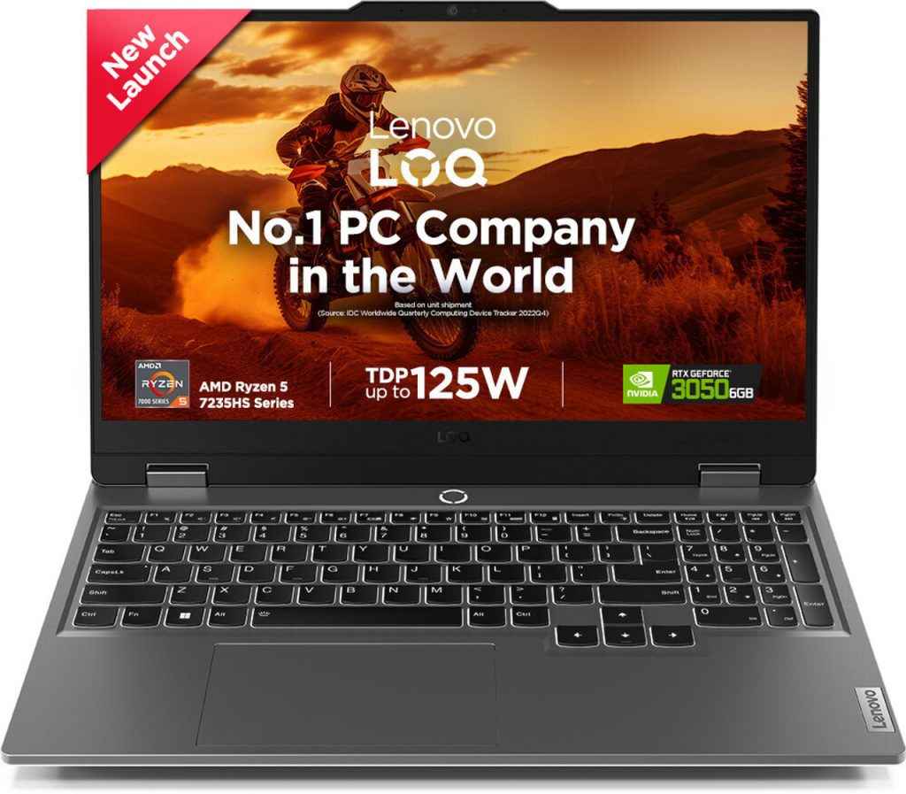 Lenovo LOQ AMD Ryzen 5 Quad Core 7235HS