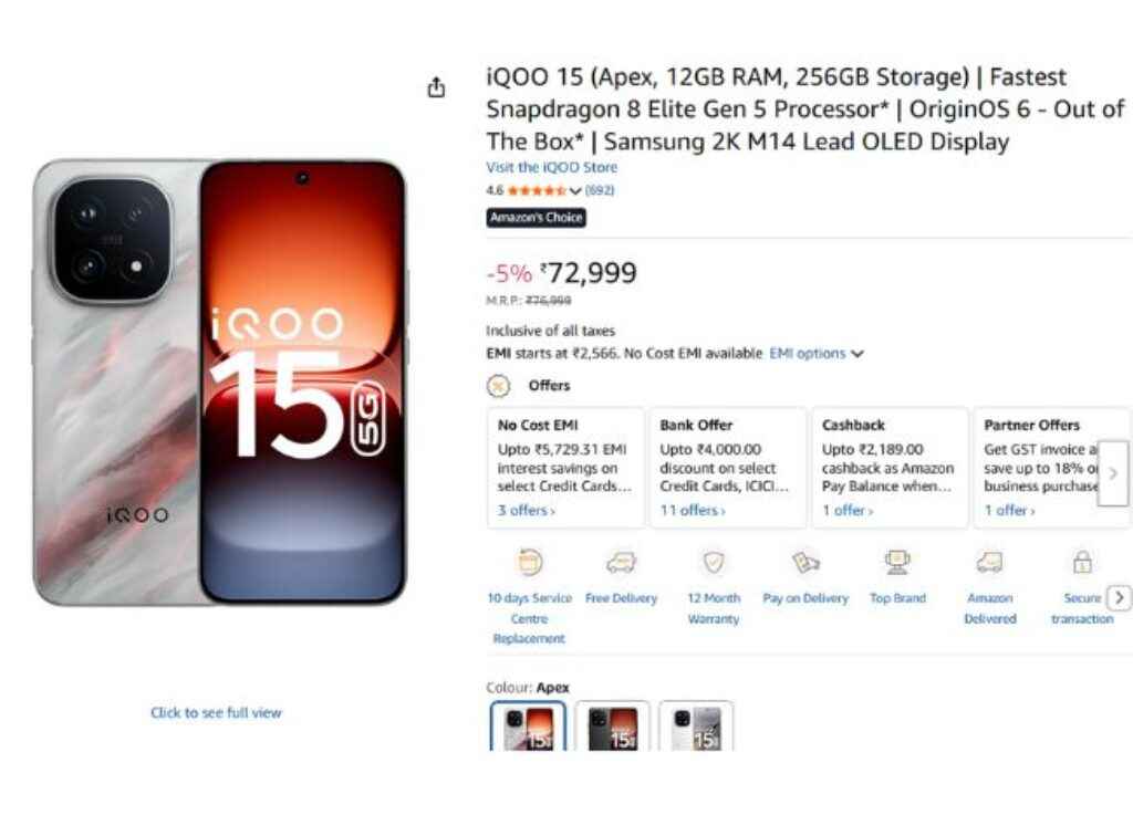 Lumio Vision 9 65-inch 4K Ultra HD Smart QD-MiniLED Google TV