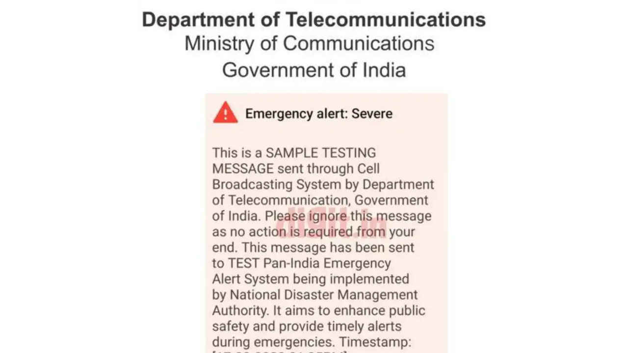 നിങ്ങളുടെ ഫോണിലും വന്നോ Emergency Alert! ഭയക്കേണ്ട… ഇതൊരു പരീക്ഷണം മാത്രം