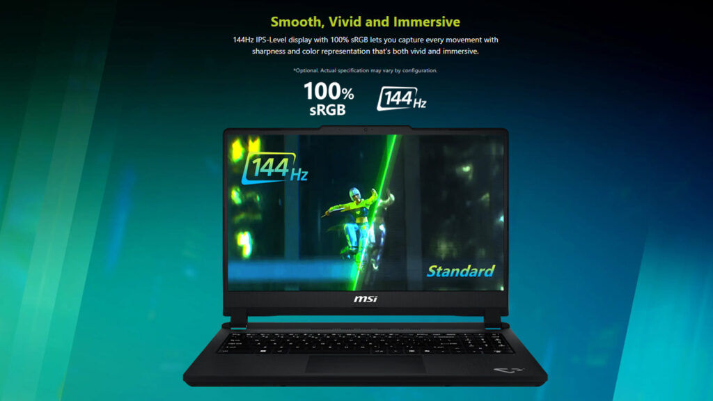 MSI Cyborg 15 MAX Display