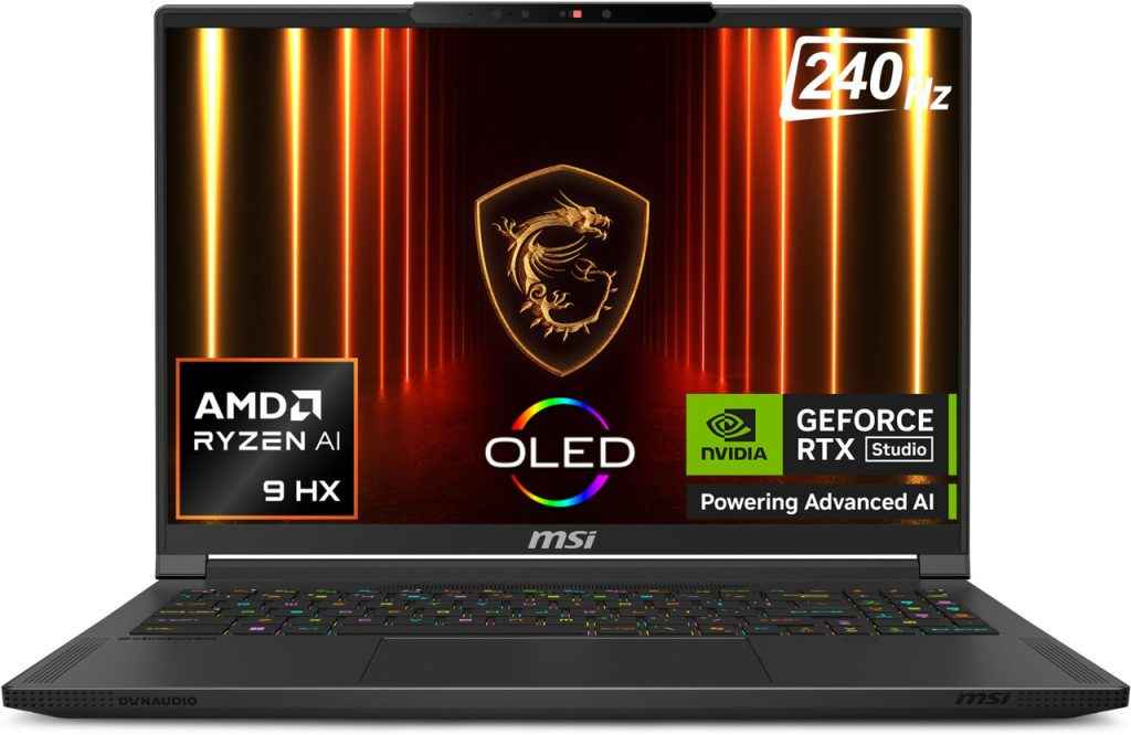 MSI Stealth A16 AI+ AMD Ryzen AI 9 HX 12 Core 370