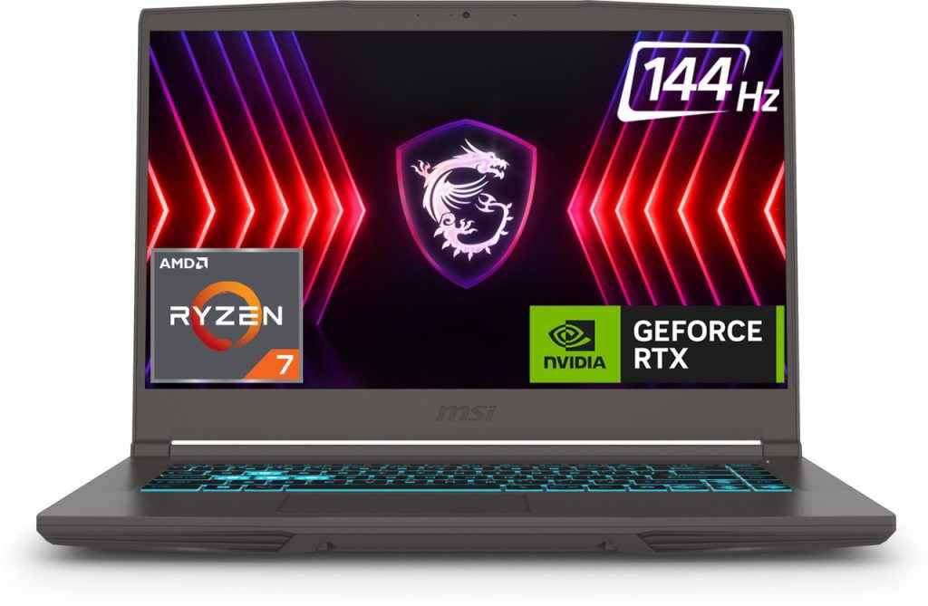 MSI Thin A15 AMD Ryzen 7 Octa Core 7735HS