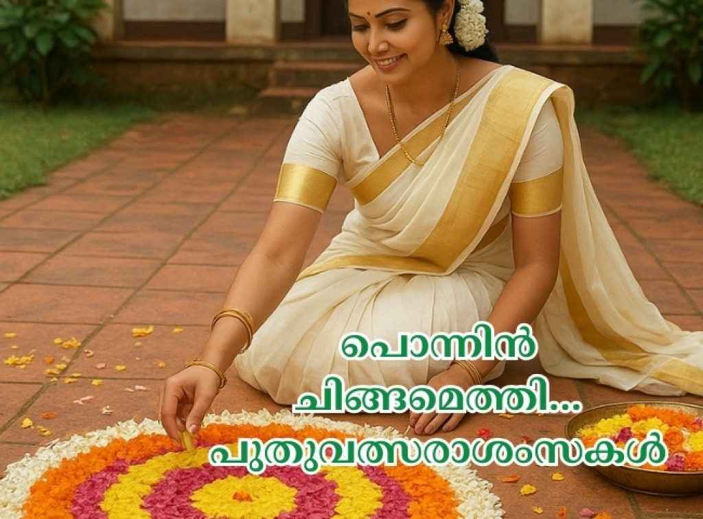 Happy New Year Wishes in Malayalam