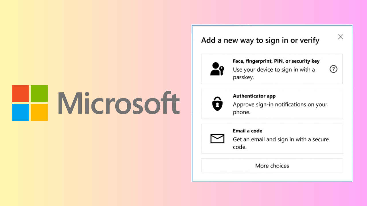 Microsoft launches passkey support for all consumer accounts: Here’s how to set it up