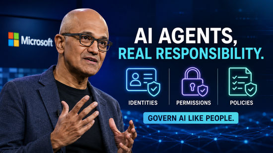 Microsoft CEO Satya Nadella says AI agents need identities, permissions and policies like employees
