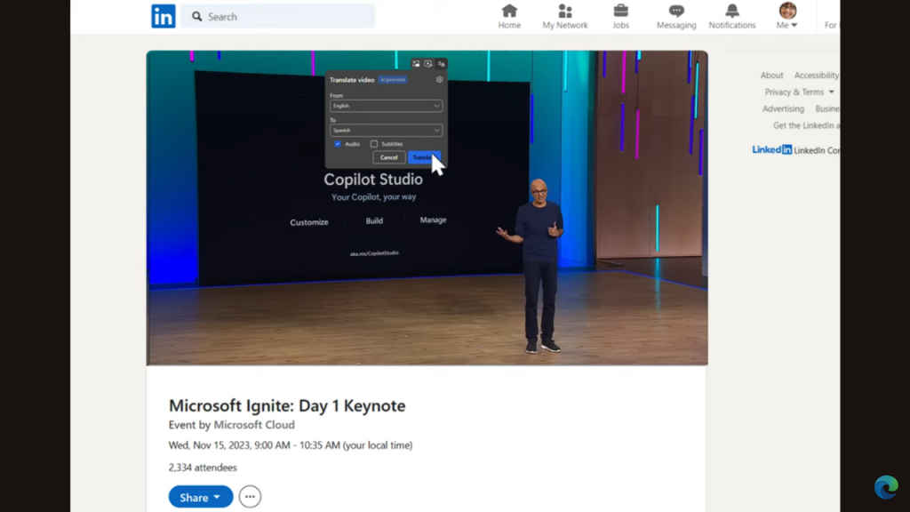 Microsoft Edge will use AI to translate YouTube videos in real-time: Know more
