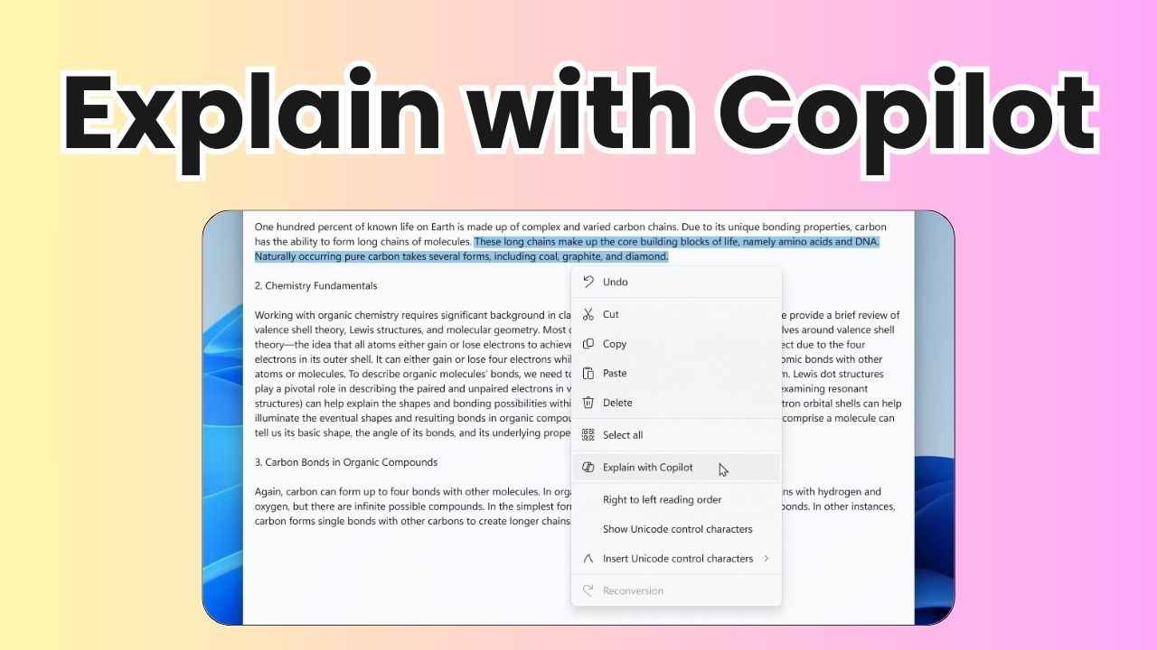 Microsoft Copilot AI will soon provide text explanations within Notepad: Here’s how