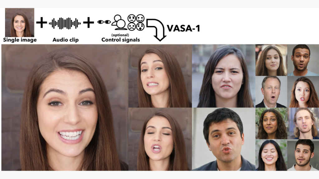 Microsoft Vasa-1: AI tool that can turn photos into realistic talking faces
