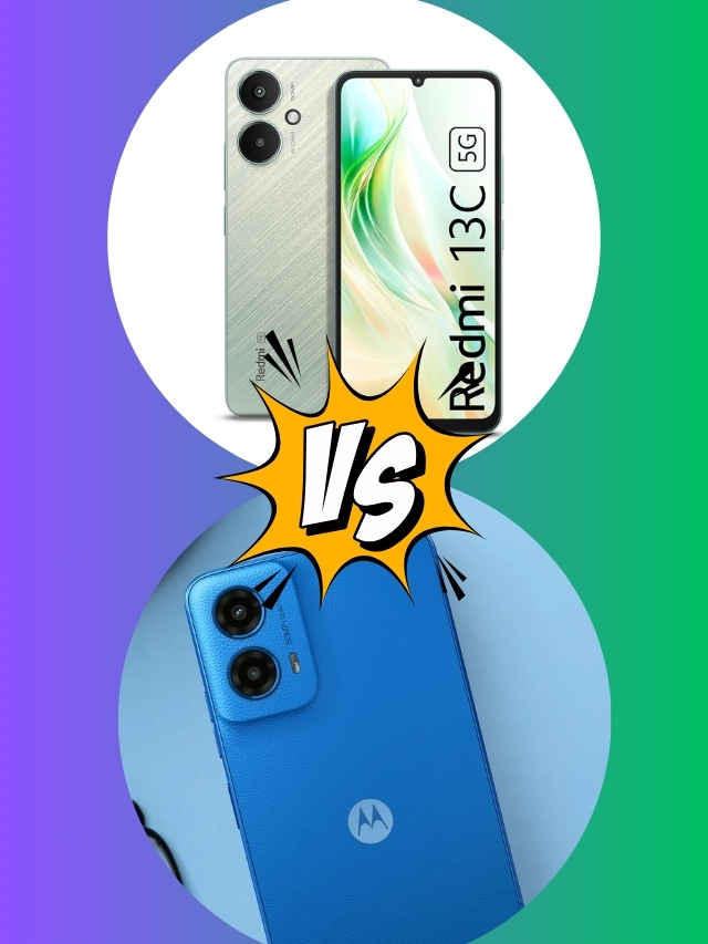 Moto G45 5G VS Redmi 13C 5G Price and specs compare