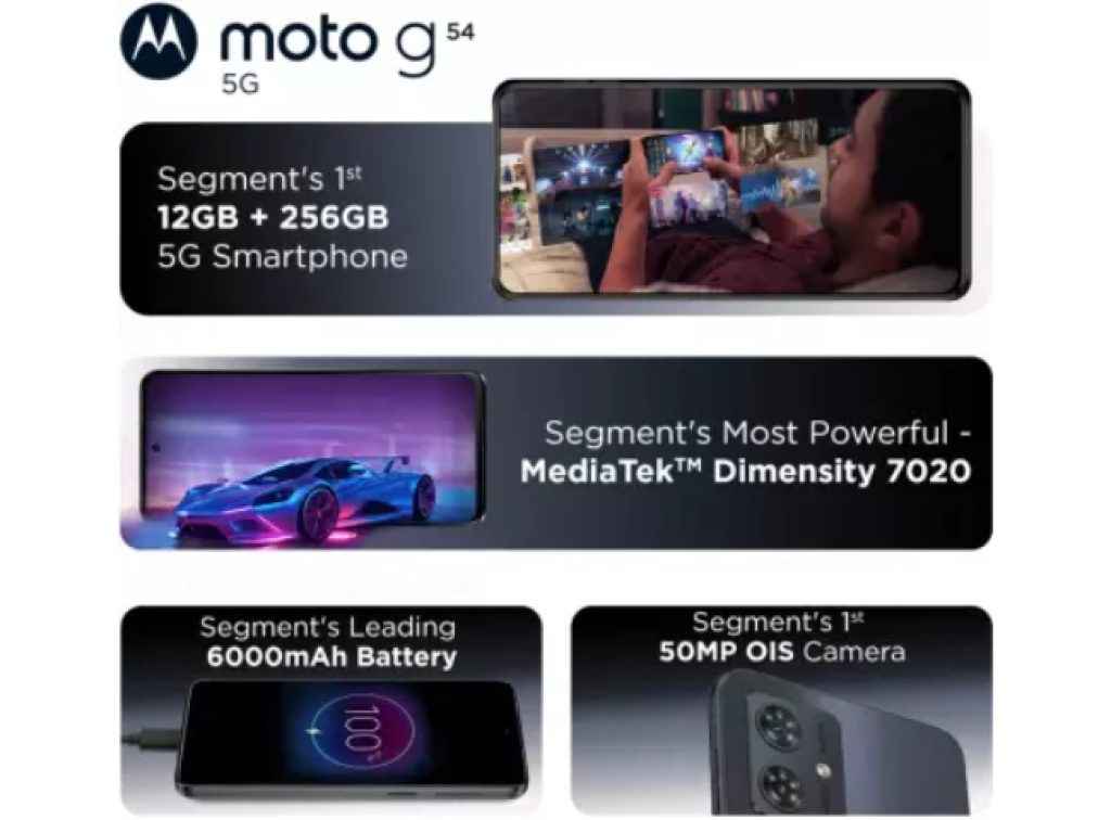 Moto G54 5G Specs and Flipkart sale deal