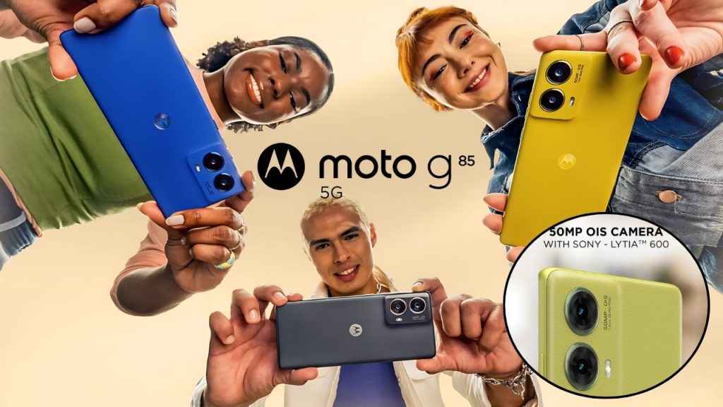 Moto G85 with snapdragon 6s gen 3 SoC and Sony camera launching tomorrow