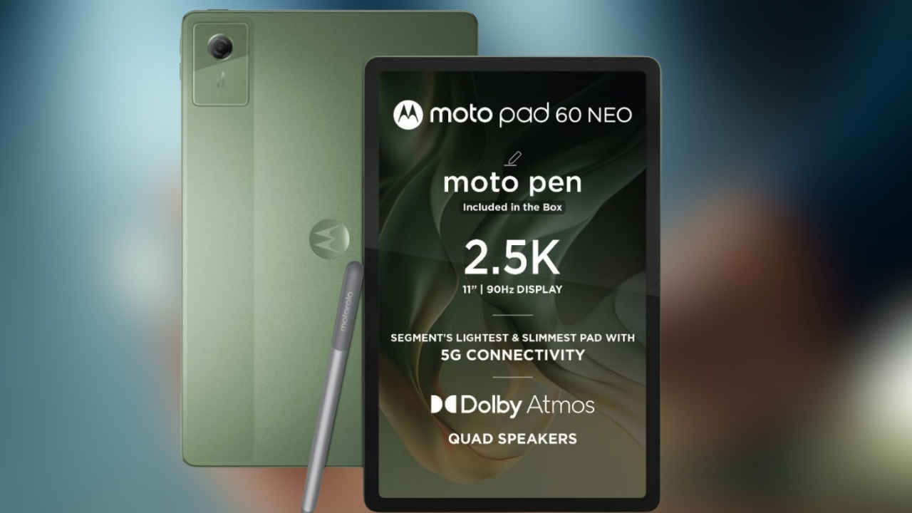 Moto ने भारतीय बाजार में लॉन्च किया टैब, 90Hz डिस्प्ले और 7040mAh की बैटरी, फ्री मिलेगा पेन, जानें कीमत