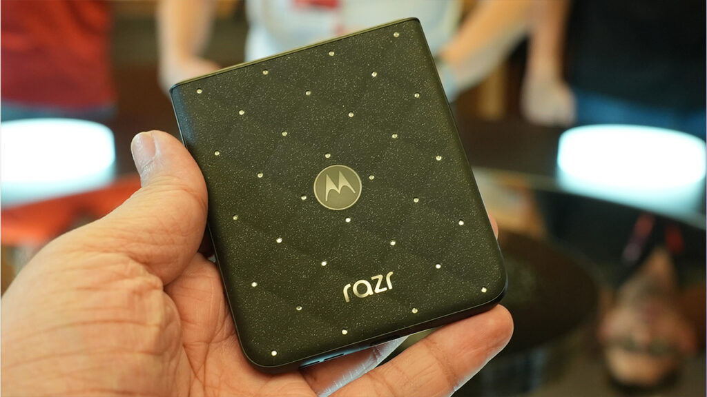 Moto Razr Swarovski Collab