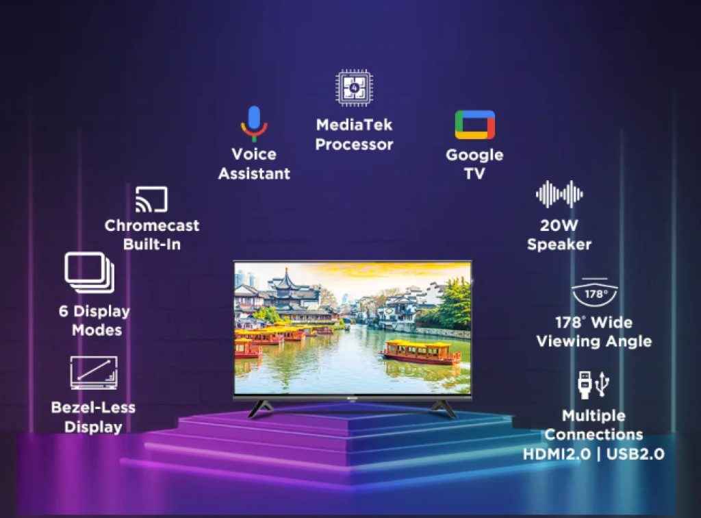 Motorola 65 inch smart tv Features