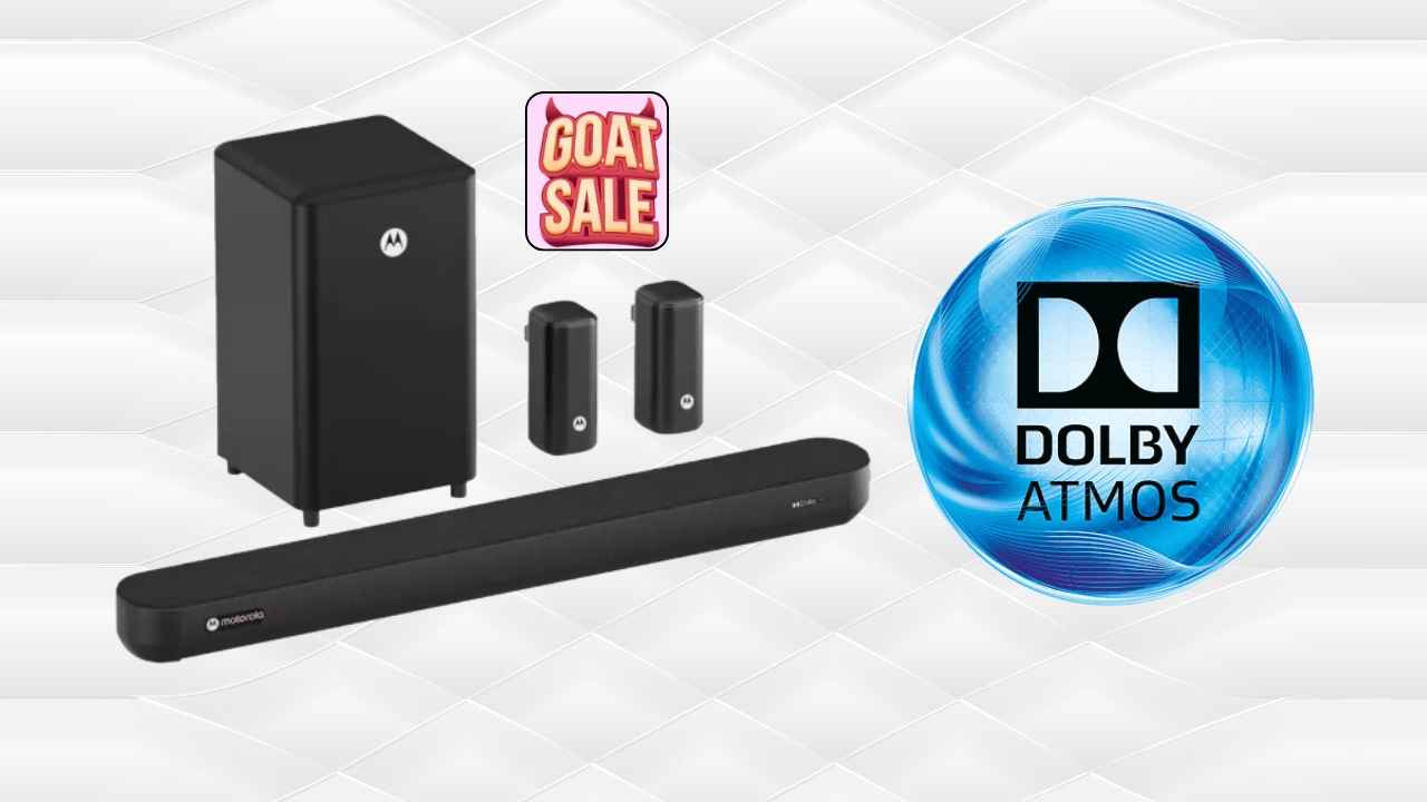 ఫ్లిప్ కార్ట్ GOAT Sale నుంచి Motorola Dolby Atmos సౌండ్ బార్ చవక ధరలో లభిస్తుంది.!