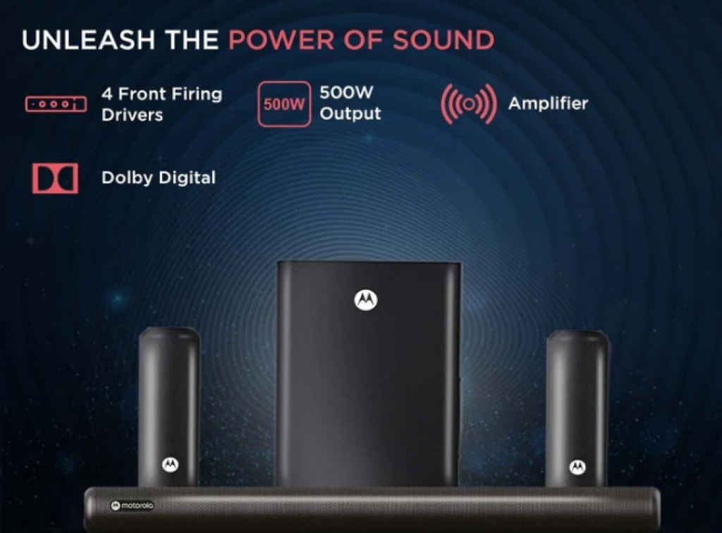 Motorola Dolby Digital Soundbar in Flipkart
