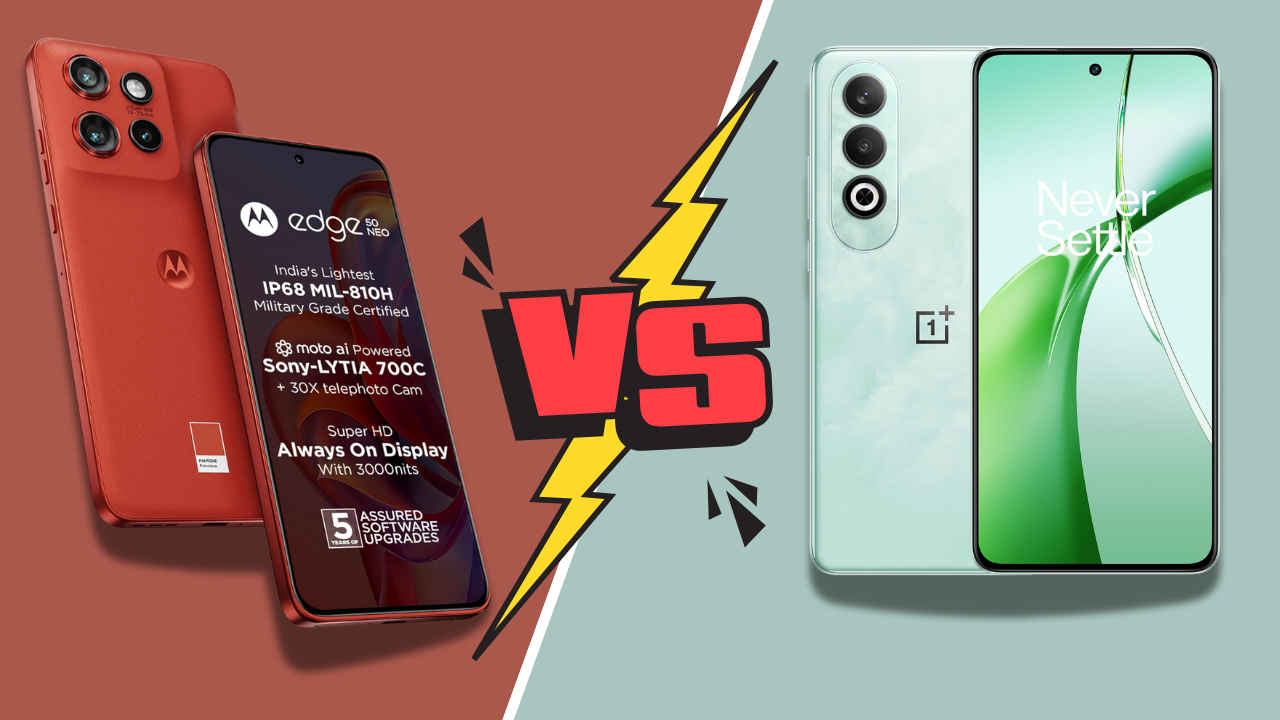 Motorola Edge 50 Neo VS OnePlus Nord CE 4: कैमरा, परफॉरमेंस, बैटरी, प्राइस और डिस्प्ले की तुलना देखें