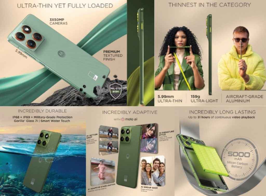 Motorola Edge 70 features